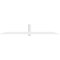 Ekena Millwork Eugene Architectural Grade PVC Gable Bracket, 108"W x 18"H x 4"D x 4"F, 4/12 Pitch GBP108X18X0404EUG00 - alternate 4